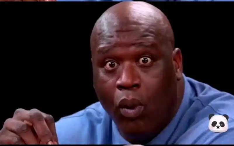 奥尼尔挑战吃辣鸡腿,表情真的太可爱了!