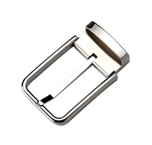 304不锈钢亮面拉丝针扣男士皮带扣耐磨防过敏钢扣腰带头35cm内径