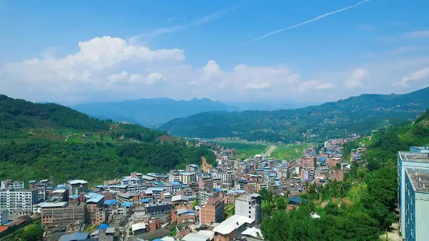 航拍重庆巫山福田镇 | 自古以来就是"茶乡"#巫山福田镇 #巫山