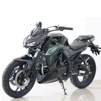 n19国四电喷大蟒蛇400cc双缸水冷机车摩托车跑车街车整车可上牌纯黑色