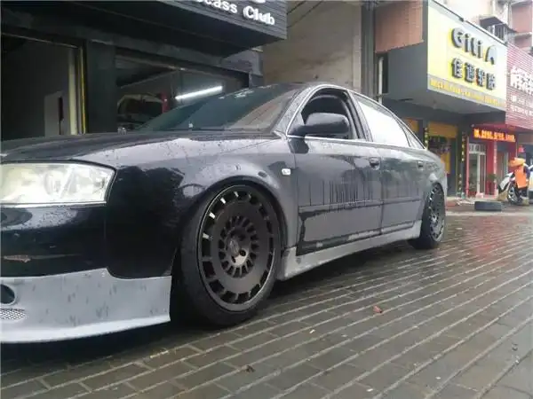 老款奥迪a6改装空气避震悬挂 感受底盘升降的魅力