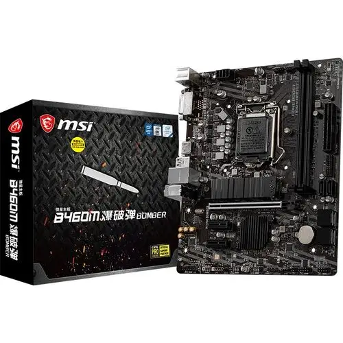 msi微星b460mbomber爆破台式机电脑主板1200接口主板