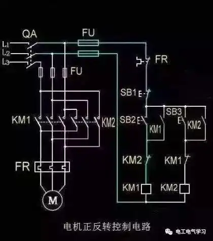7,电动机自耦变压器降压启动控制电路.