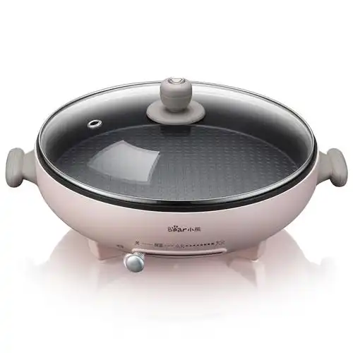 小熊多功能家用小型一体学生电炒锅 小熊悠品电热/火锅