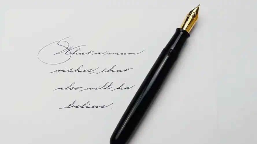 【艺术字体】斯宾塞体英文书法练习 名人名言摘录 demosthenes 德谟斯