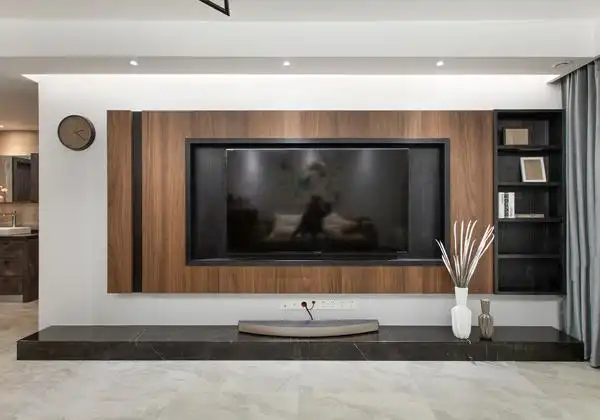 电视柜装饰太普通电视墙地台布置才是真的个性