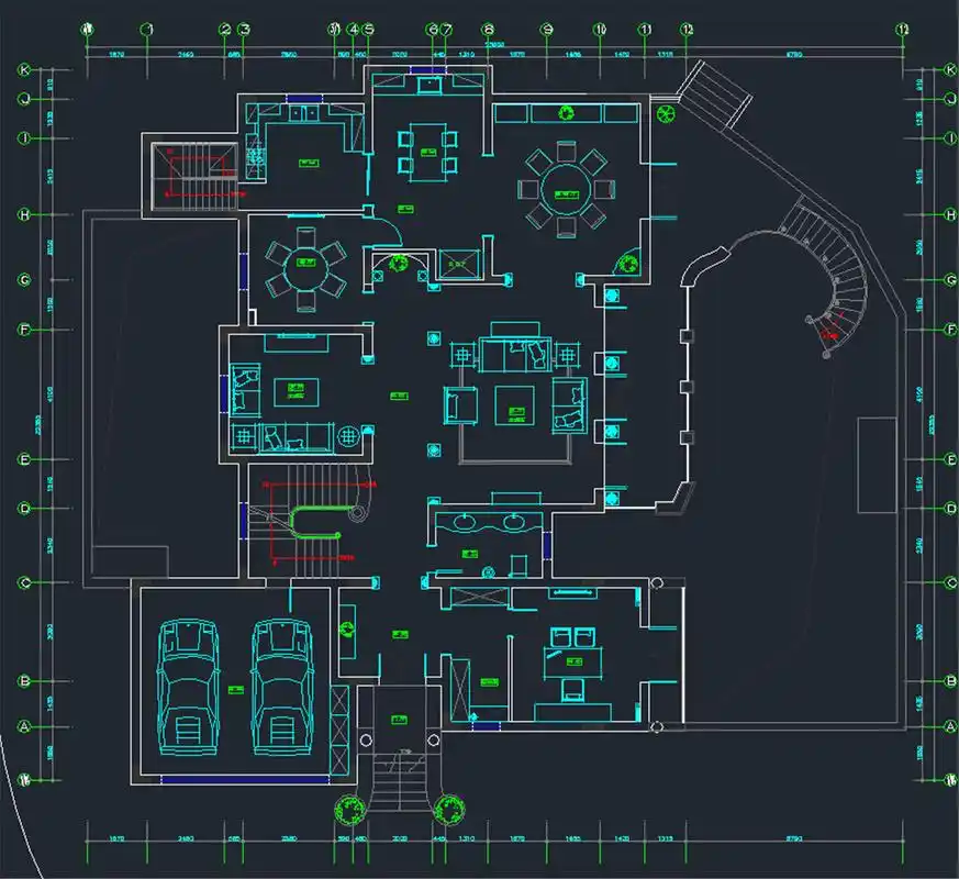 圣安德鲁斯庄园别墅欧美古典风格设计方案展示,上海腾龙别墅设计作品