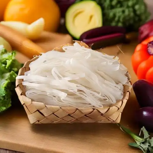 安徽手工米面米粉面条干炒河粉特产食品日晒面条