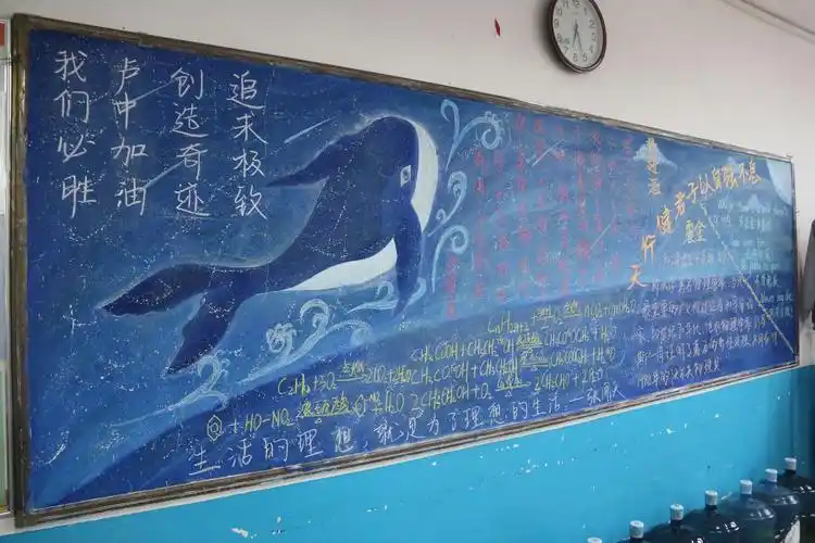 全体学生的文化自信,于新学期开学第三周举行了优秀黑板报评选活动