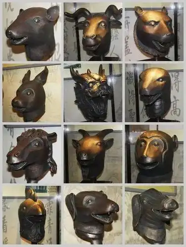 圆明园未烧毁前十二生肖兽首 返回搜             责任编辑