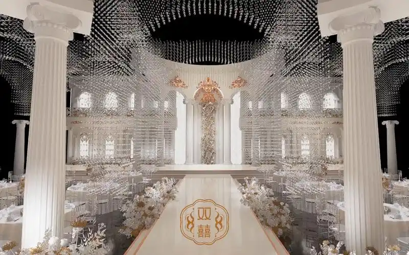 欧式水晶婚礼宴会厅