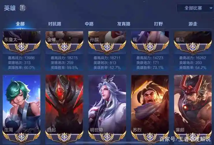 唯一一个不充钱的王者主播国服数量比皮肤都多老马都恨死他了