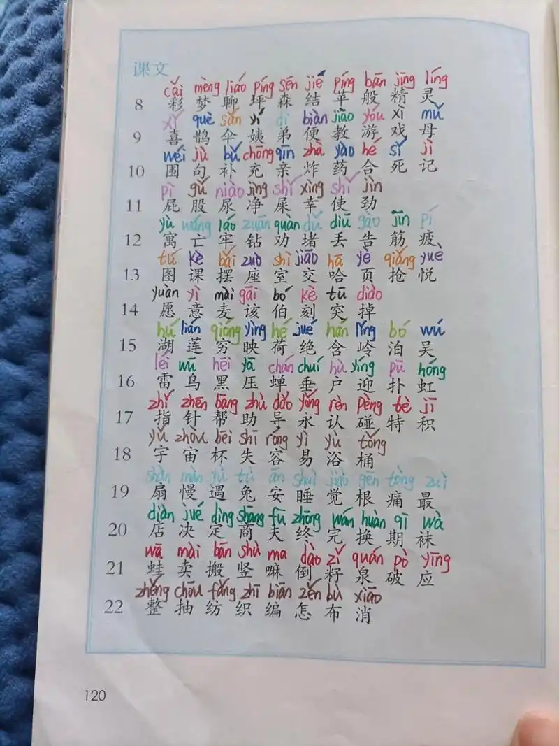 二年级语文下册生字表 二年级语文下册生字表