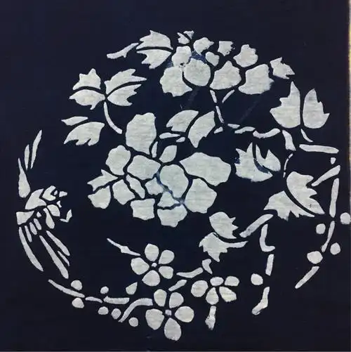 2016级视觉传播设计与制作班蓝印花布作品汇报