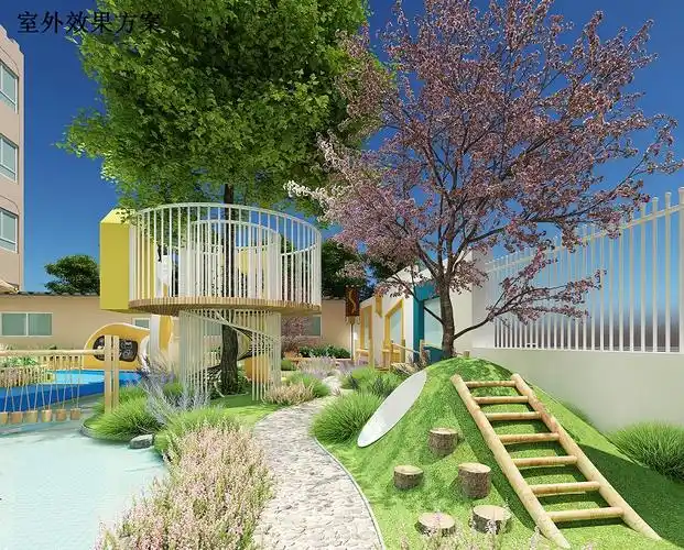 驻马店市平舆县阳光幼儿园户外设计装修