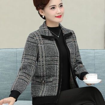 女士毛衣外套开衫针织衫外穿小款胖春秋毛衣外套洋气上衣女针织开衫