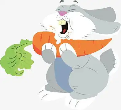 胡萝卜吃素材_胡萝卜吃图片元素-觅元素