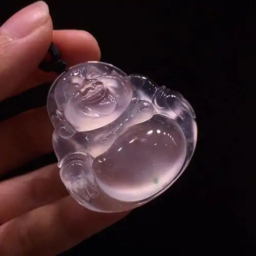 老坑玻璃种翡翠佛公