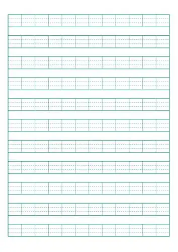 汉语拼音书写纸(打印版).doc 5页