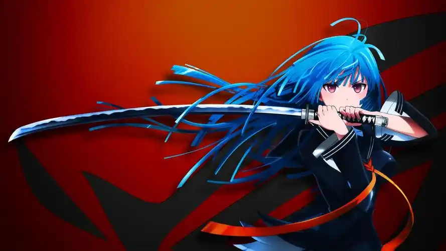rog tendo kisara 武士刀动漫女生4k壁纸