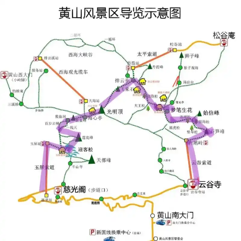 黄山注意事项提问 1.这个路线一天走的完吗?