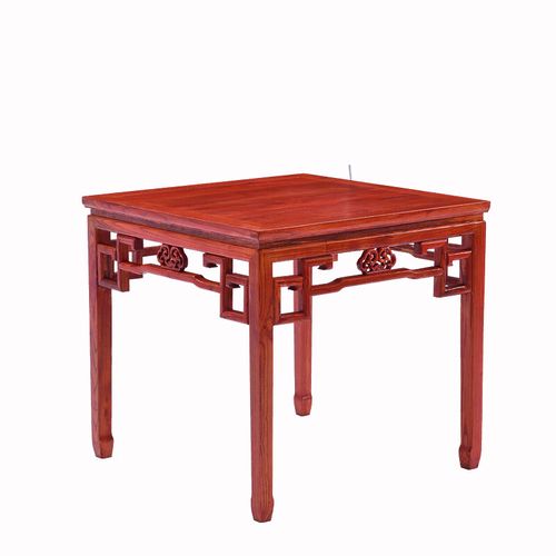 翰策八仙桌全实木榫卯结构歺桌餐纯实木餐桌八仙桌实木中式饭店餐桌椅