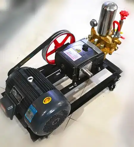 担架式园林打药喷雾专用高压药泵 三缸柱塞泵 高压力高扬程