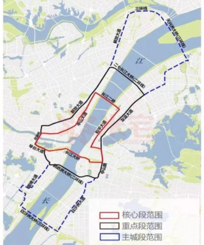 两江四岸成为最新的武汉主轴,请自行百度武汉版两江岸政府规划