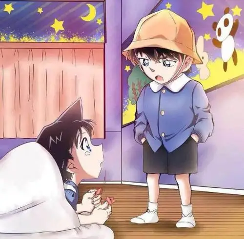 新一boy)中,柯南(新一)在最后说:"兰是不知道的吧.