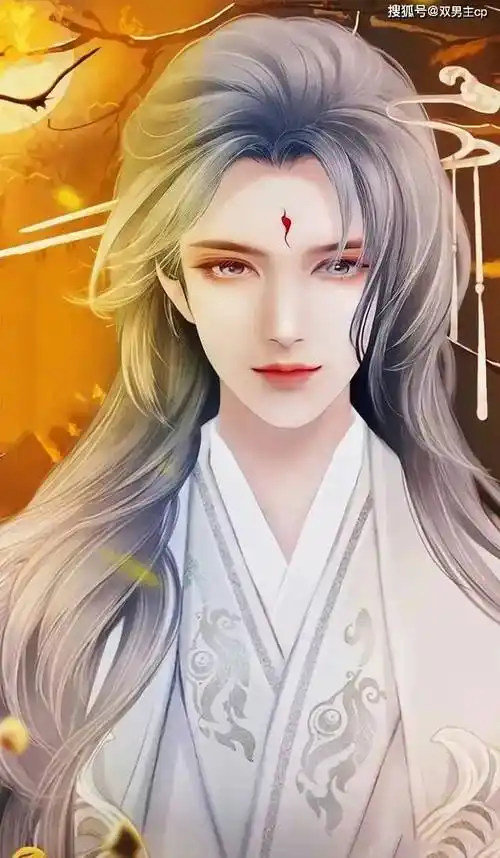 国漫古风二次元丨美少年插画手机屏保手绘国漫_美少年_屏保_插画