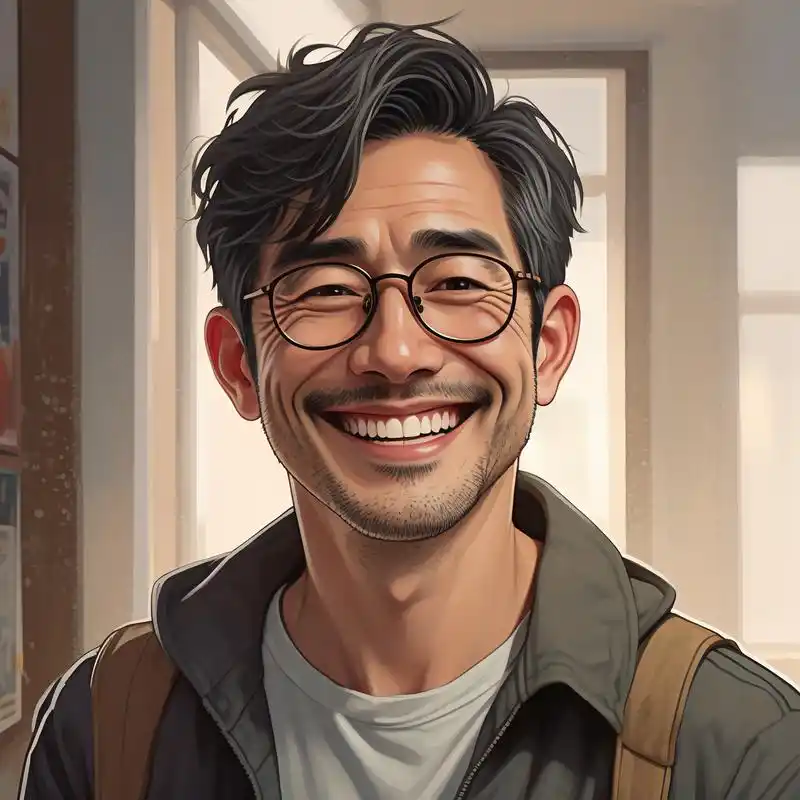 戴眼镜的中年大叔卡通头像👓