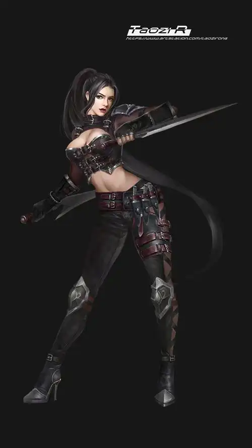 欧美写实风格rpg游戏人物原画 技能图标绘制 - 原创作品 - 站酷(zcool