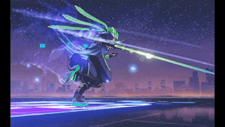 非人学园银角新时装eii极光之剑介绍