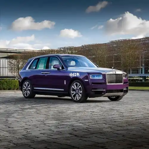 劳斯莱斯库里南cullinan紫色双拼