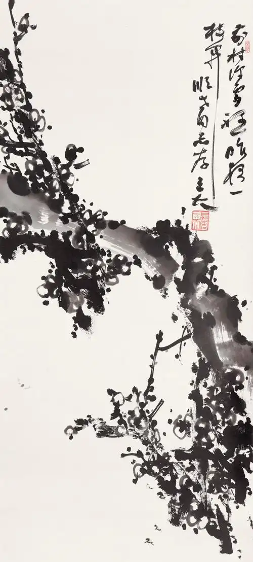 0327   吴三大  墨梅