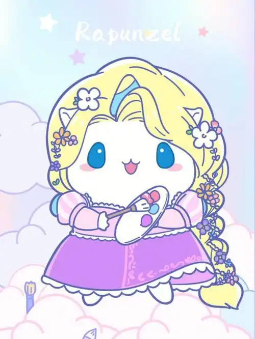 可爱鼠星星变身成了迪士尼公主爱了吗