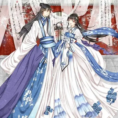 风拟人女装可出蓝夫人魔道祖师cos蓝忘机性转桥姬古风原创淘宝网