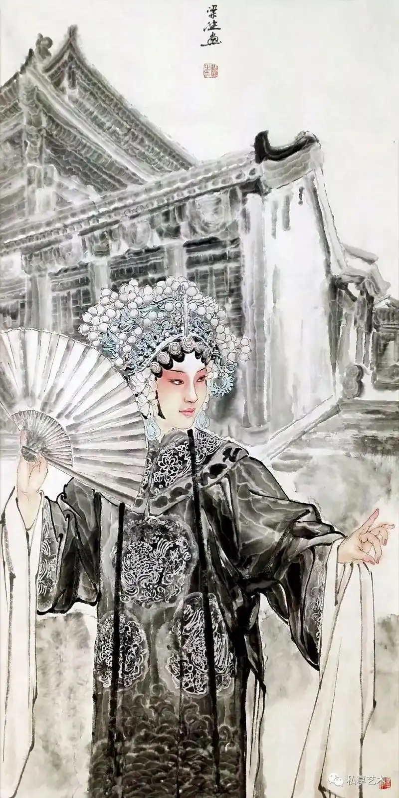 梁健:以水线墨采之技彰显京剧青衣之魅