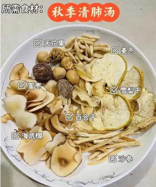 雪梨海底椰秋季清肺汤