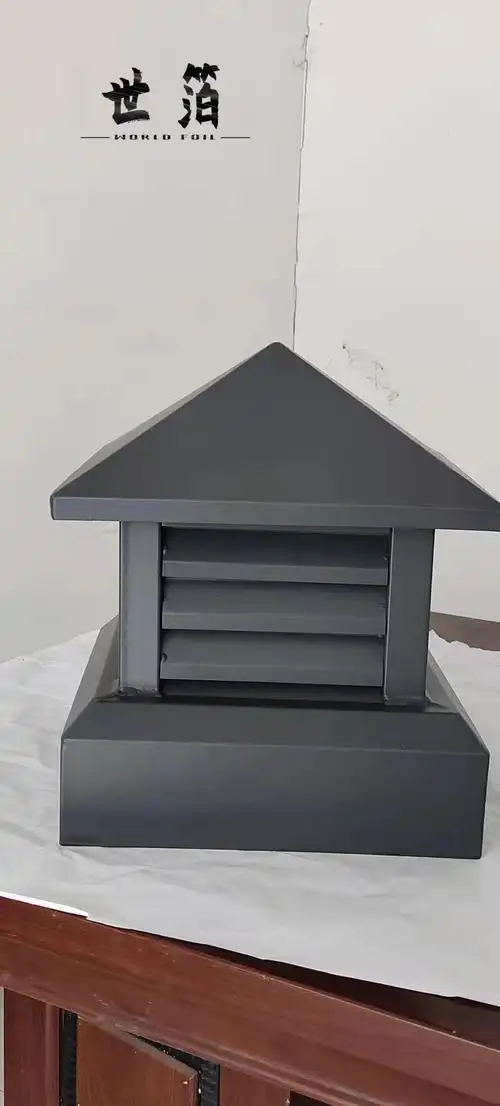 别墅通风帽烟道防雨装饰帽别墅烟囱帽百叶烟囱帽