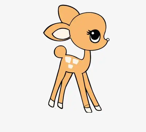卡通小鹿素材免费下载_觅元素