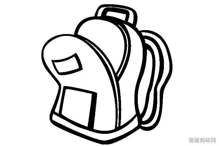 最简单书包的画法五年级画书包的画法