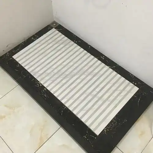 浴室防滑垫脚石淋浴房防滑石淋浴房地板石卫生间防滑垫脚石大理石