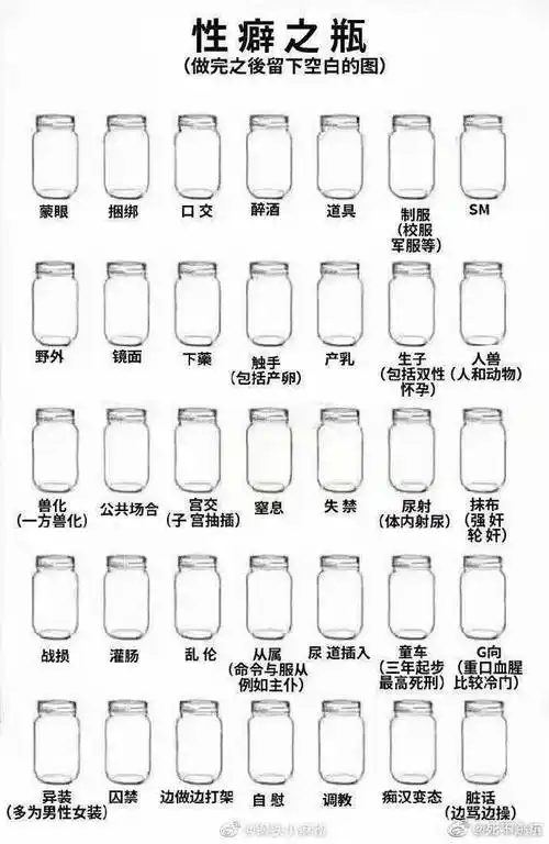 来填恐惧小瓶子