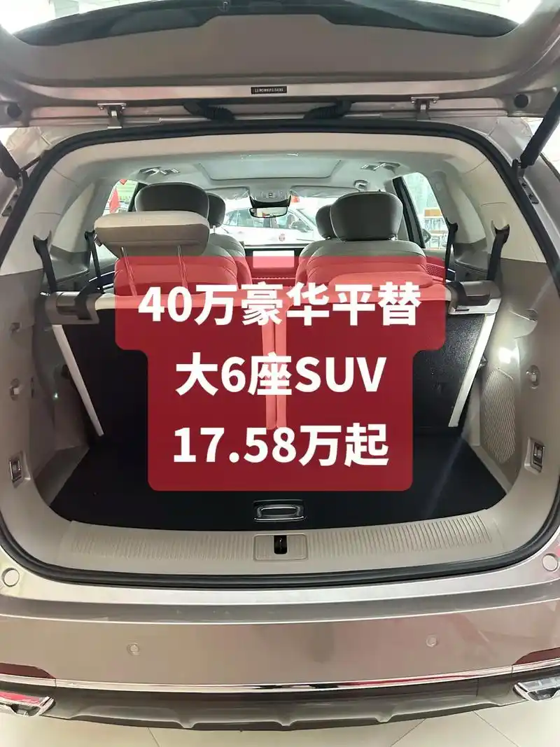 该有配置都有,家享大6座suv.大空间,高配置 - 抖音