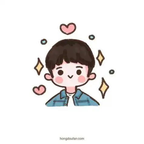 穿着牛仔服的可爱小男生卡通儿童简笔画大全