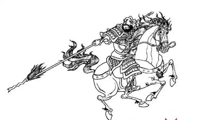 三国人物张飞简笔画图片大全