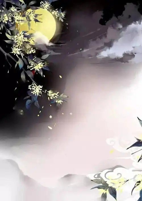 素锦古风唯美q版封面底图