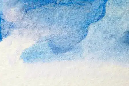 水彩画奥伯尔白色背景水彩画上的抽象手绘艺术,纹理背景照片