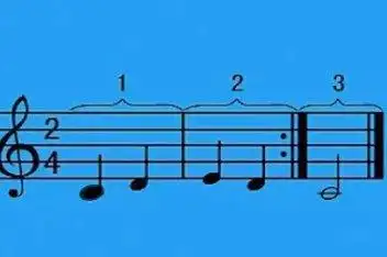 五线谱基础知识-反复记号(重复记号,吉他)_百度视频搜索